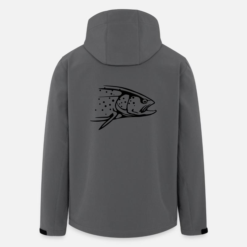 Trout - Men’s Recycled Softshell Jacket by Stanley/Stella - anthracite