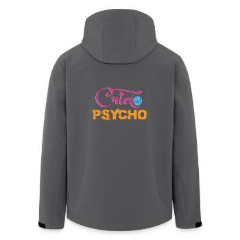 cute - Recycelte Männer Softshell-Jacke von Stanley/Stella - Anthrazit - Hinten - AI Model Male 185 light (185cm)