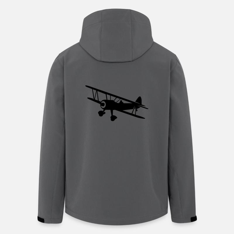 Fly a plane - Men’s Recycled Softshell Jacket by Stanley/Stella - anthracite