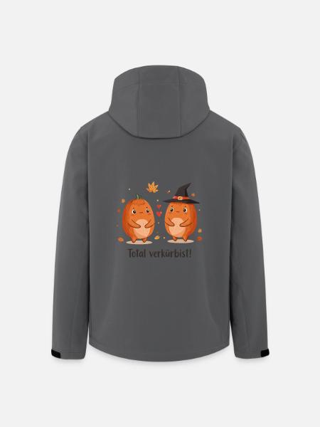 Pumpkin Love - Men’s Recycled Softshell Jacket by Stanley/Stella - anthracite