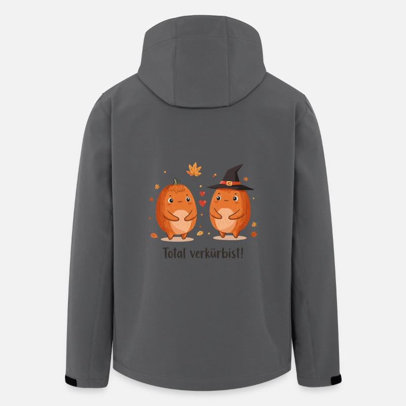 Amour de la citrouille - Veste softshell homme en polyester recyclé Stanley/Stella - charbon