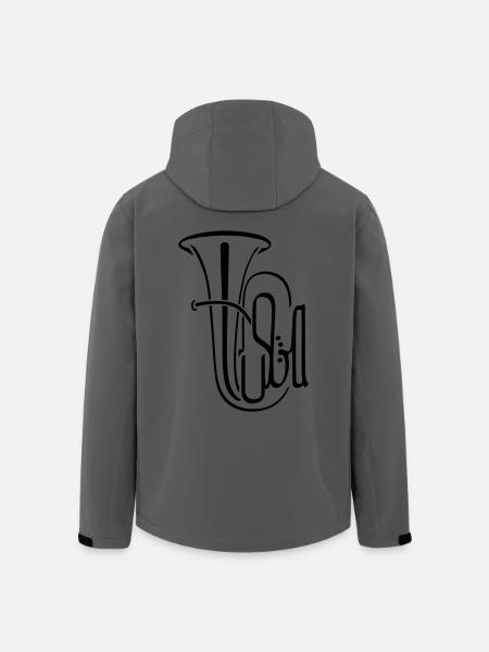 Tuba, Instrument - Recycelte Männer Softshell-Jacke von Stanley/Stella - Anthrazit