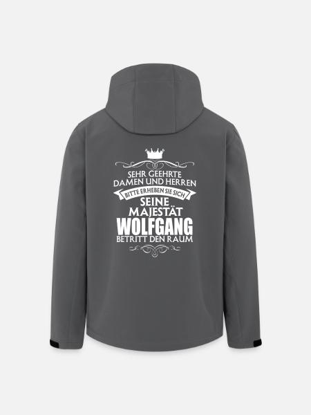 WOLFGANG - Recycelte Männer Softshell-Jacke von Stanley/Stella - Anthrazit