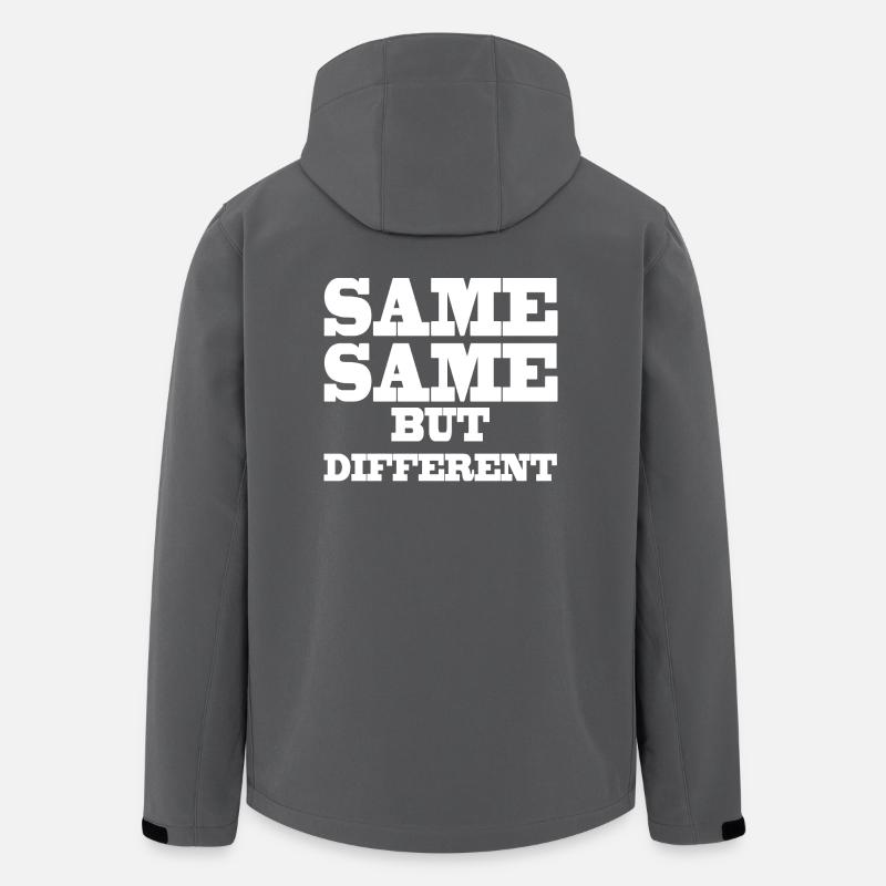 Same Same but Different - Recycelte Männer Softshell-Jacke von Stanley/Stella - Anthrazit