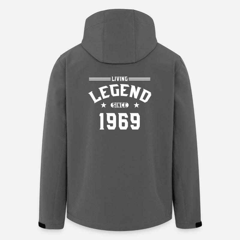 Lebende Legende seit 1969 - Recycelte Männer Softshell-Jacke von Stanley/Stella - Anthrazit