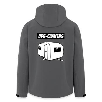 DDR-Camping QEK Junior - Recycelte Männer Softshell-Jacke von Stanley/Stella - Anthrazit - Hinten - AI Model Male 185 light (185cm)