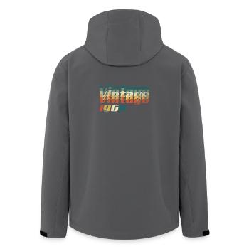 50. Geburtstag t shirt Jahrgang 1968 Geschenk - Recycelte Männer Softshell-Jacke von Stanley/Stella - Anthrazit - Hinten - AI Model Male 185 light (185cm)