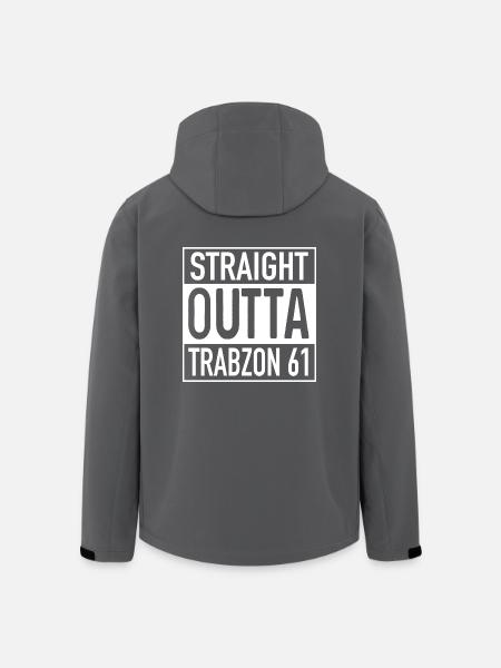 Straight OUTTA Trabzon 61 - Recycelte Männer Softshell-Jacke von Stanley/Stella - Anthrazit