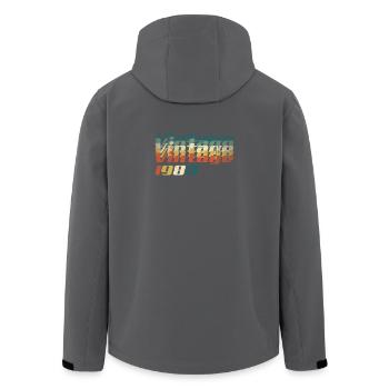 35. Geburtstag t shirt Jahrgang 1983 Geschenk - Recycelte Männer Softshell-Jacke von Stanley/Stella - Anthrazit - Hinten - AI Model Male 185 light (185cm)