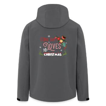 Weihnachten Guy Love Christmas Xmas Geschenk - Recycelte Männer Softshell-Jacke von Stanley/Stella - Anthrazit - Hinten - AI Model Male 185 light (185cm)