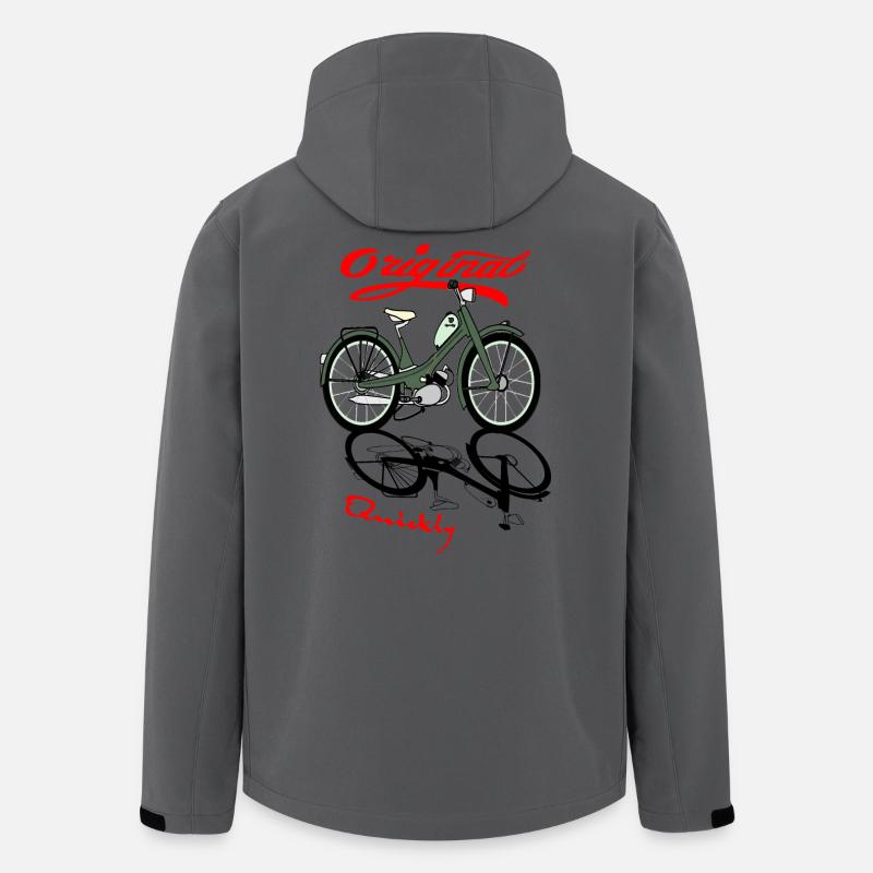 NSU Quickly Moped Cult - Men’s Recycled Softshell Jacket by Stanley/Stella - anthracite