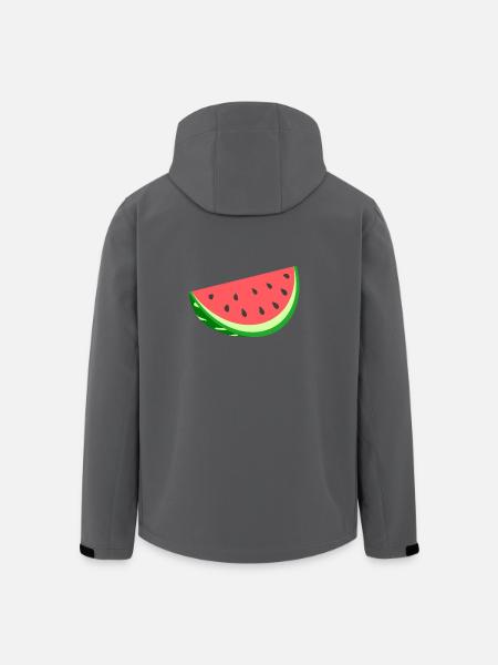 Wassermelone T-Shirt - Recycelte Männer Softshell-Jacke von Stanley/Stella - Anthrazit