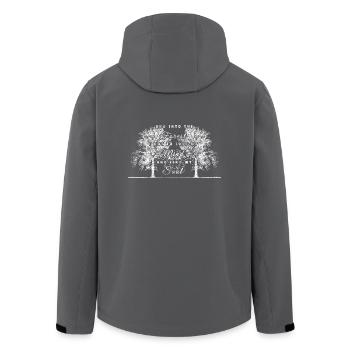 Baum Wald Lebensbaum Geschenk Spiritual Bäume - Recycelte Männer Softshell-Jacke von Stanley/Stella - Anthrazit - Hinten - AI Model Male 185 light (185cm)