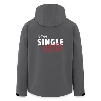 Now Single Limited time only Geschenk Singel - Recycelte Männer Softshell-Jacke von Stanley/Stella - Anthrazit - Hinten - AI Model Male 185 light (185cm)