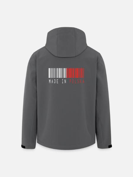 MADE IN POLSKA BARCODE - Recycelte Männer Softshell-Jacke von Stanley/Stella - Anthrazit