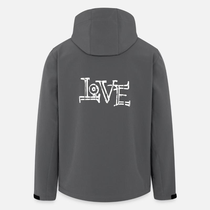 L'amour de style - Veste softshell homme en polyester recyclé Stanley/Stella - charbon