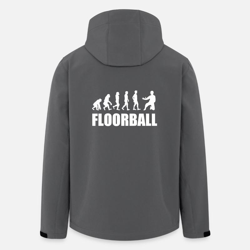 Floorball goalkeeper - Men’s Recycled Softshell Jacket by Stanley/Stella - anthracite