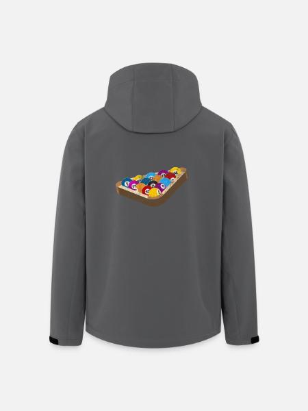 Billardkugeln Geschenk Billiardkugeln Billard - Recycelte Männer Softshell-Jacke von Stanley/Stella - Anthrazit