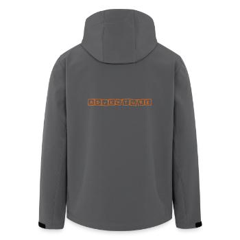 adventure - Recycelte Männer Softshell-Jacke von Stanley/Stella - Anthrazit - Hinten - AI Model Male 185 light (185cm)