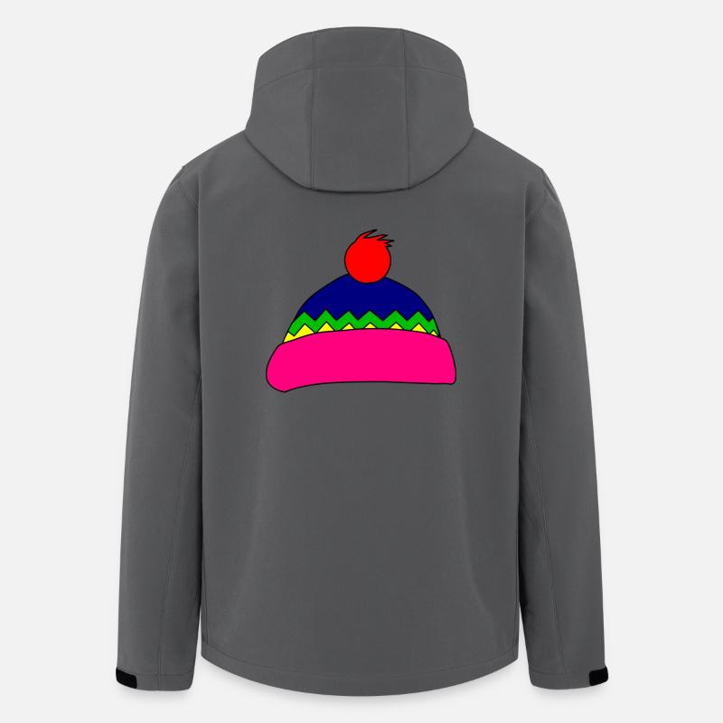 Mütze - Recycelte Männer Softshell-Jacke von Stanley/Stella - Anthrazit