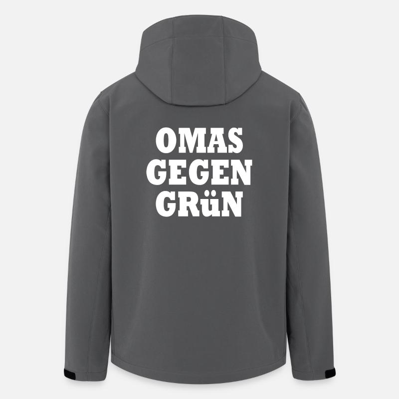 Omas gegen grün - Recycelte Männer Softshell-Jacke von Stanley/Stella - Anthrazit