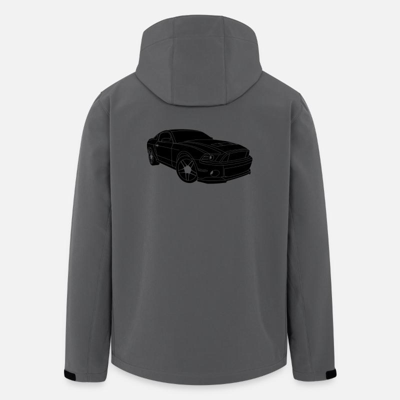 Auto - Recycelte Männer Softshell-Jacke von Stanley/Stella - Anthrazit