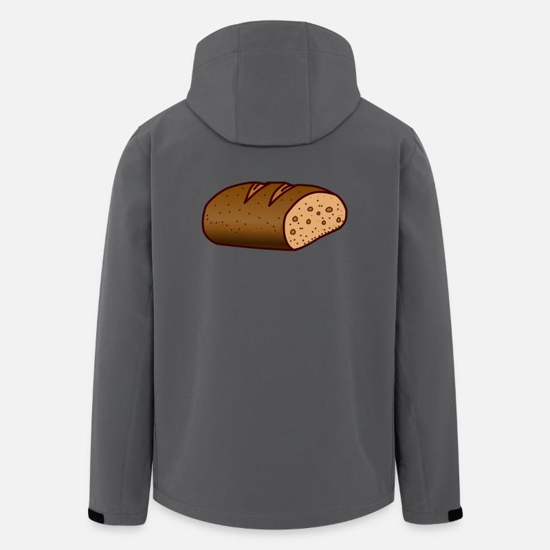 Brot Leib essen - Recycelte Männer Softshell-Jacke von Stanley/Stella - Anthrazit