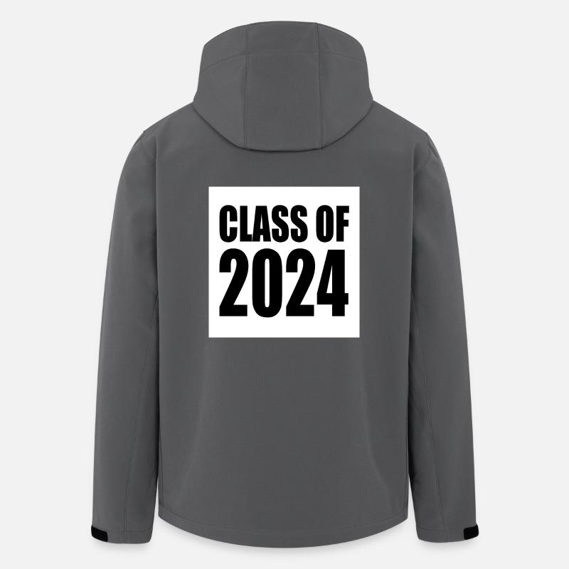 Class of 2024 - Recycelte Männer Softshell-Jacke von Stanley/Stella - Anthrazit