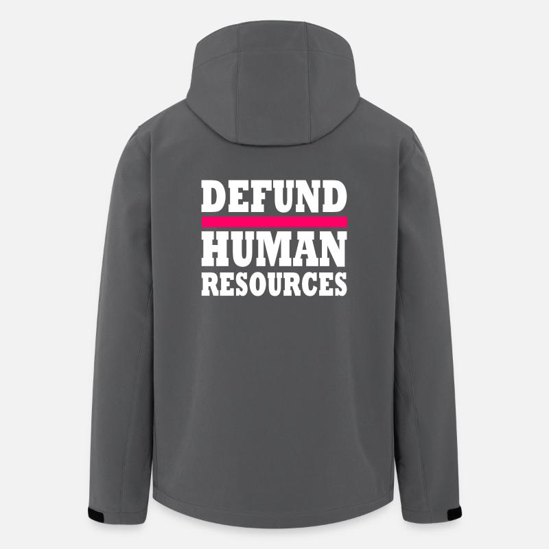 defund human resources - Veste softshell homme en polyester recyclé Stanley/Stella - charbon