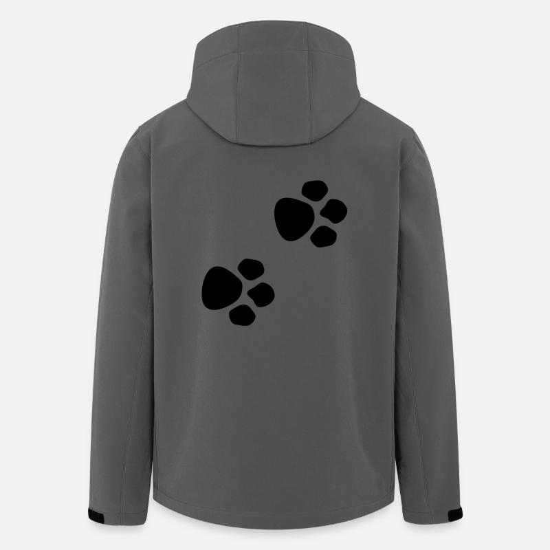 Tatzen - Recycelte Männer Softshell-Jacke von Stanley/Stella - Anthrazit