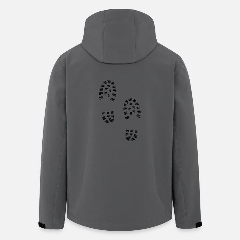 Booties - Veste softshell homme en polyester recyclé Stanley/Stella - charbon