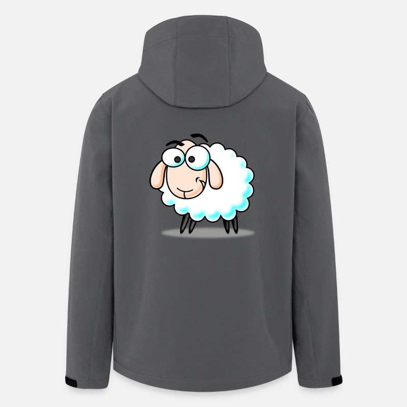 Schaf, Lamm - Recycelte Männer Softshell-Jacke von Stanley/Stella - Anthrazit