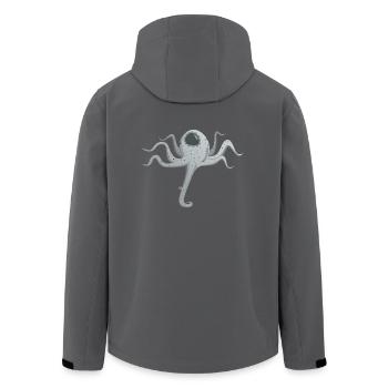 tintenfisch giant octopus krake kalmar sepien fish - Recycelte Männer Softshell-Jacke von Stanley/Stella - Anthrazit - Hinten - AI Model Male 185 light (185cm)