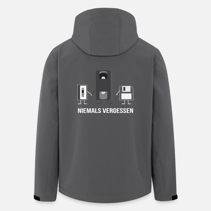 90er T-Shirt 2018 - Neunziger Motiv Retro - Recycelte Männer Softshell-Jacke von Stanley/Stella - Anthrazit