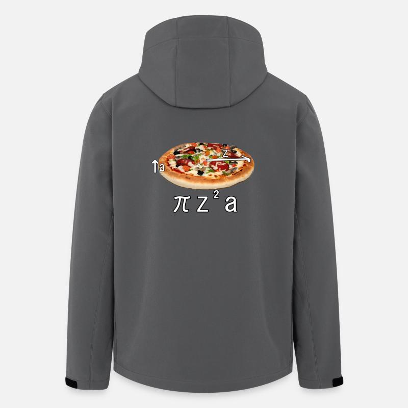 Pizza essen Geschenk Idee - Recycelte Männer Softshell-Jacke von Stanley/Stella - Anthrazit