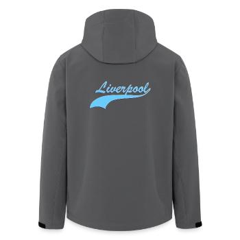 Liverpool - Recycelte Männer Softshell-Jacke von Stanley/Stella - Anthrazit - Hinten - AI Model Male 185 light (185cm)