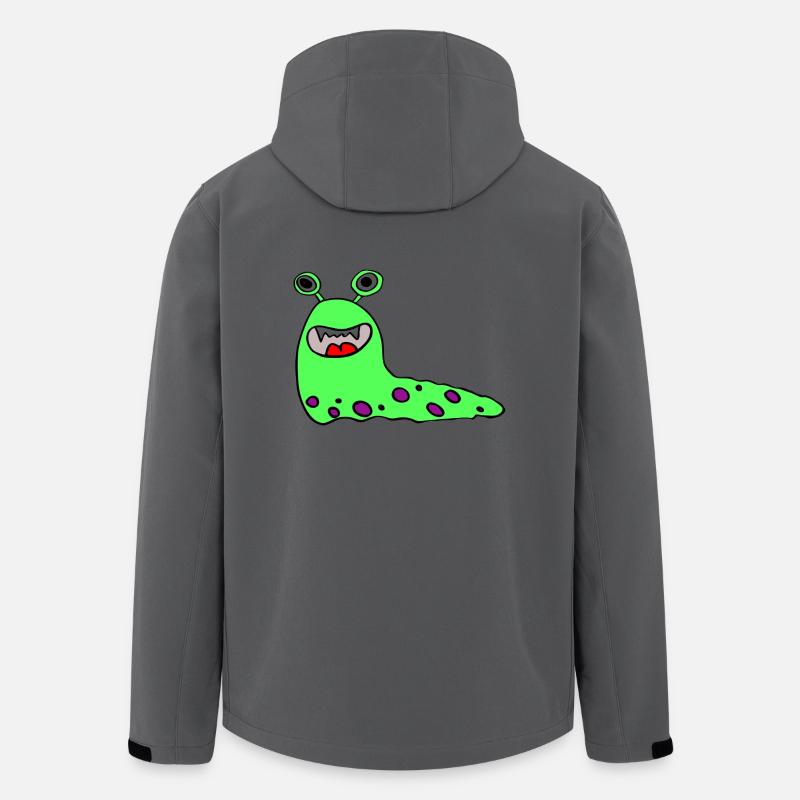 Monster,Comic,Kinder - Recycelte Männer Softshell-Jacke von Stanley/Stella - Anthrazit