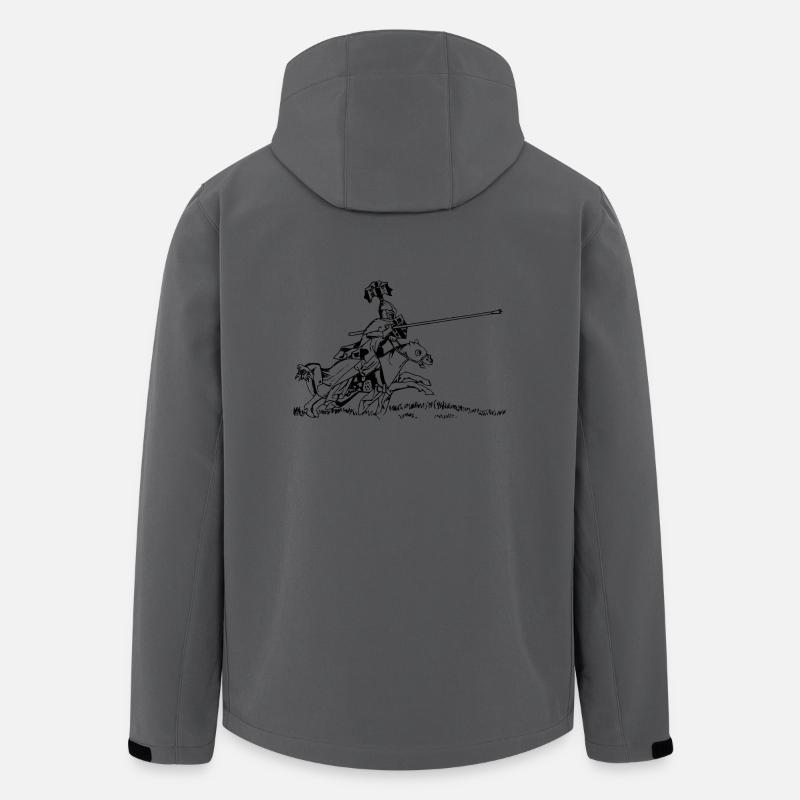 Knight - Men’s Recycled Softshell Jacket by Stanley/Stella - anthracite
