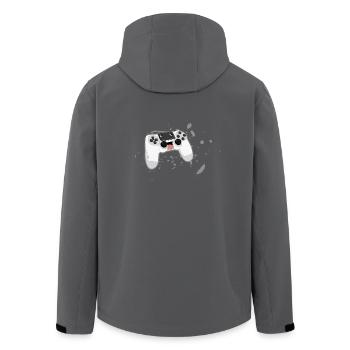 controller gamepad joystick - Recycelte Männer Softshell-Jacke von Stanley/Stella - Anthrazit - Hinten - AI Model Male 185 light (185cm)