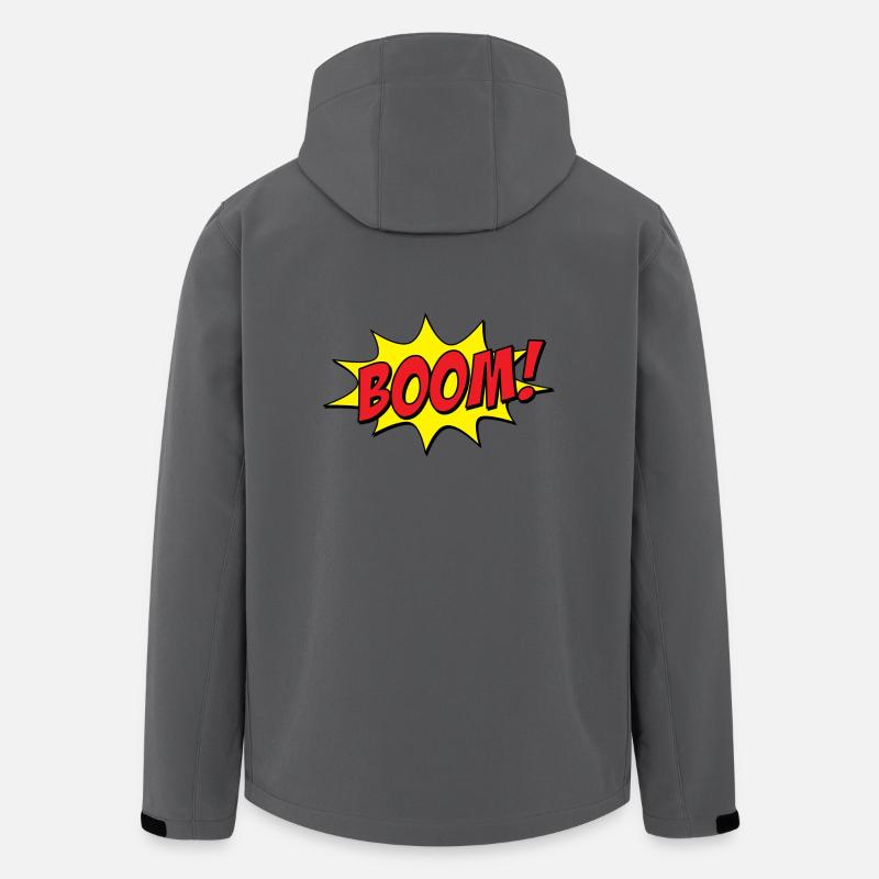 Boom Kloppo! - Recycelte Männer Softshell-Jacke von Stanley/Stella - Anthrazit