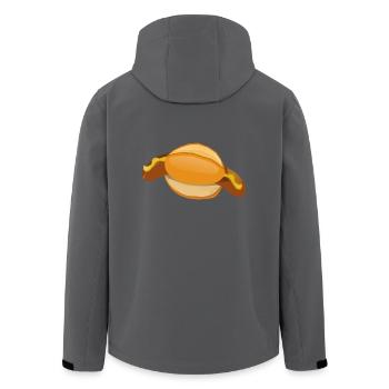grilles bratwurst fried sausage grillen - Recycelte Männer Softshell-Jacke von Stanley/Stella - Anthrazit - Hinten - AI Model Male 185 light (185cm)