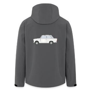 Polnisch  - Recycelte Männer Softshell-Jacke von Stanley/Stella - Anthrazit - Hinten - AI Model Male 185 light (185cm)
