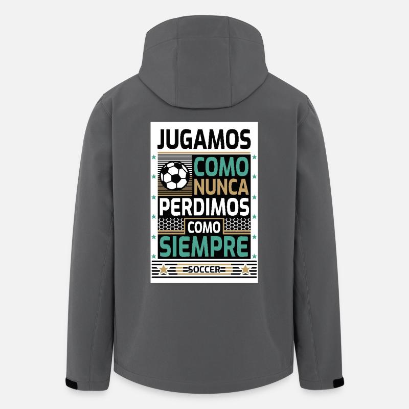 We play like never before - Men’s Recycled Softshell Jacket by Stanley/Stella - anthracite