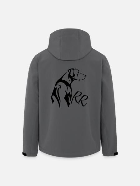 Rhodesian Ridgeback - Recycelte Männer Softshell-Jacke von Stanley/Stella - Anthrazit