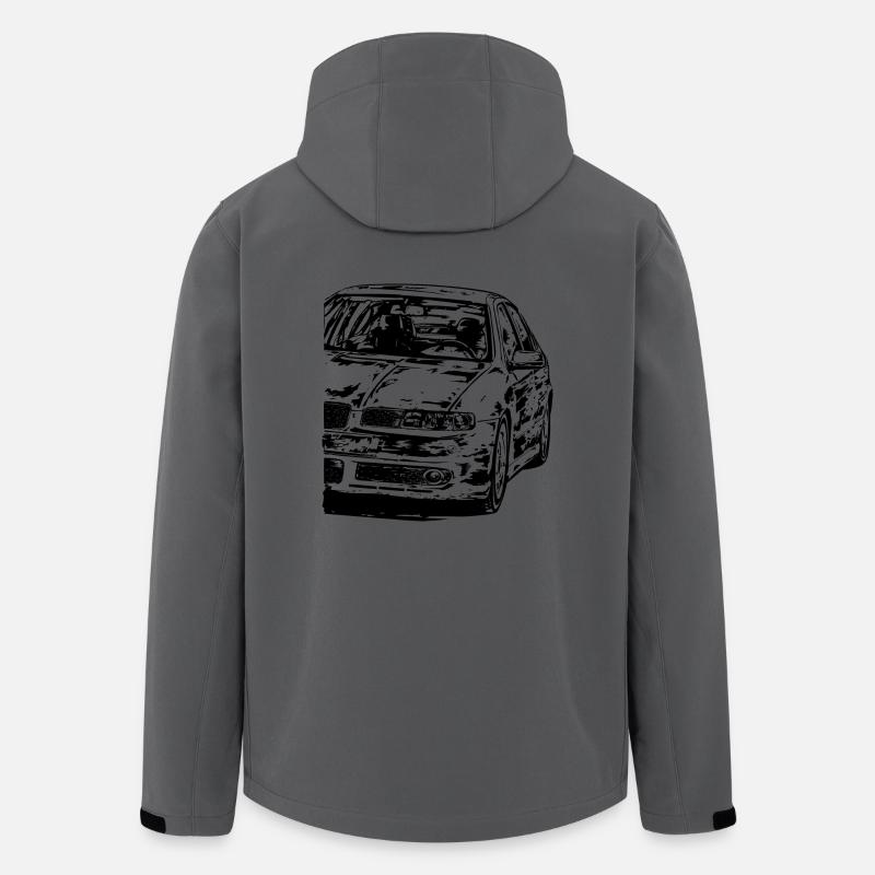 Leon 1M Dirty - Recycelte Männer Softshell-Jacke von Stanley/Stella - Anthrazit