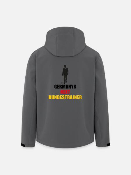 Germanys next Bundestrainer | Deutschland - Recycelte Männer Softshell-Jacke von Stanley/Stella - Anthrazit