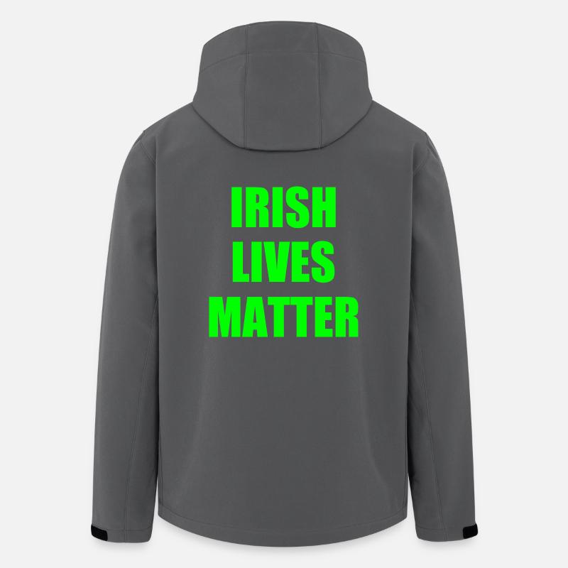 Irish lives matter - Recycelte Männer Softshell-Jacke von Stanley/Stella - Anthrazit