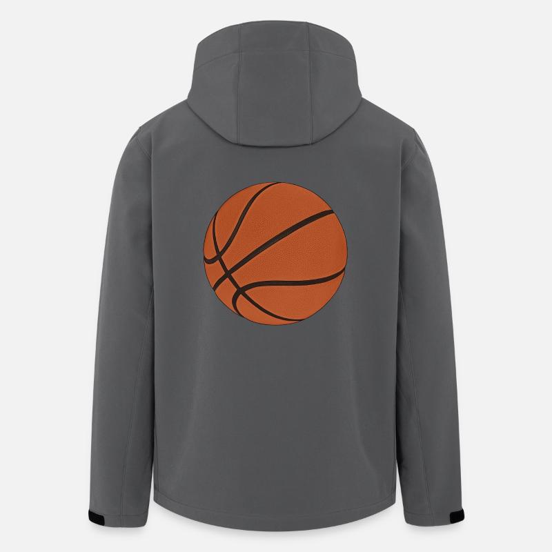Basketball - Recycelte Männer Softshell-Jacke von Stanley/Stella - Anthrazit