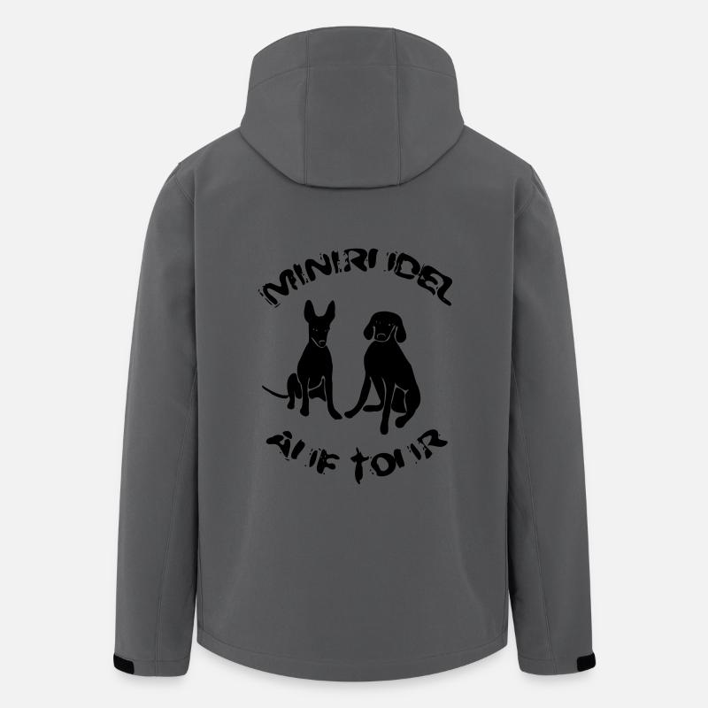 Hunde - Recycelte Männer Softshell-Jacke von Stanley/Stella - Anthrazit