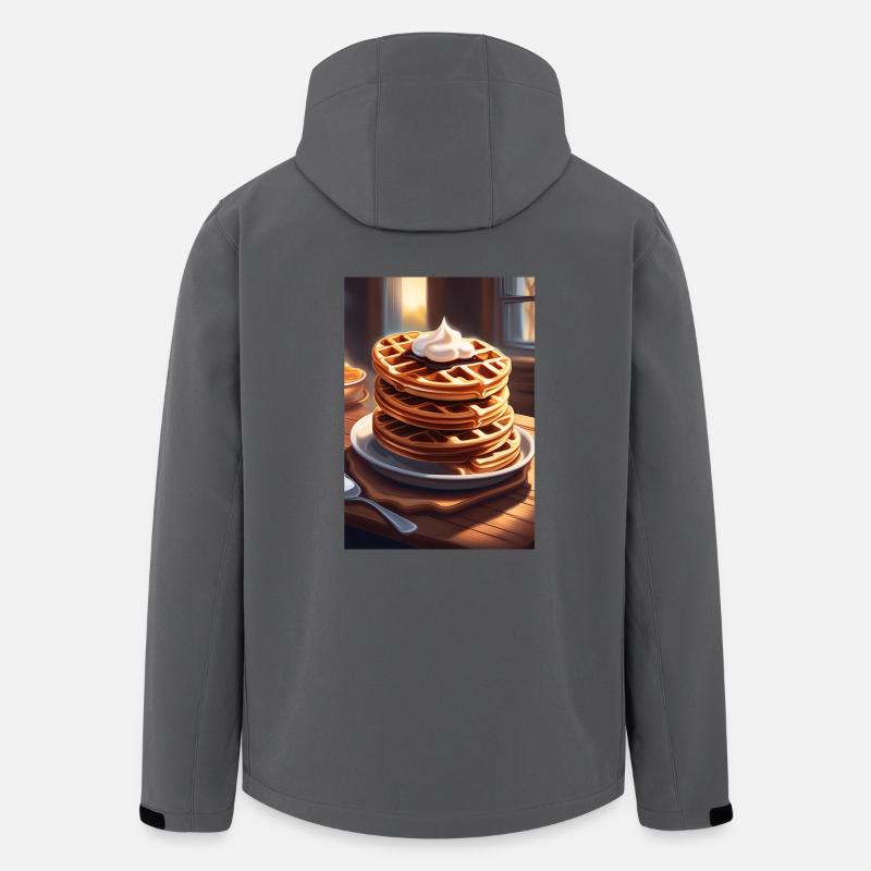 Stapel Pfannkuchen - Recycelte Männer Softshell-Jacke von Stanley/Stella - Anthrazit
